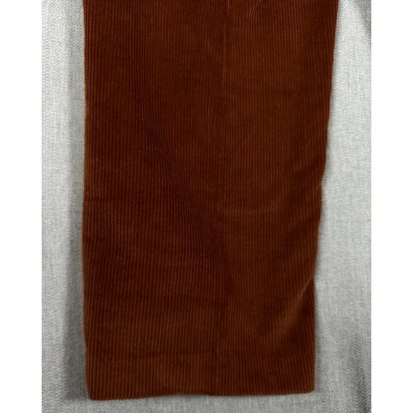 NWT $149 Orvis Wellington Supercord Pants 36x29 Rust Orange Leather Trim - Picture 12 of 16